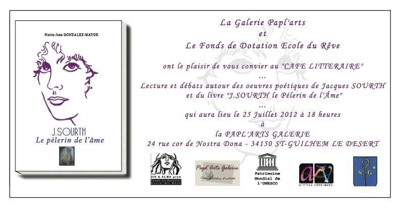 Café littéraire 25 Juillet 2012 – St-Guilhem le Désert (34)
